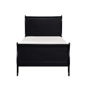 Mayville Twin Bed - Black by Homelegance