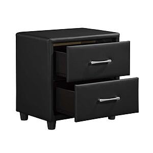 Lorenzi 5pc Queen Bedroom Set  - Black by Homelegance