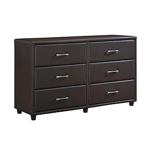 Lorenzi 5pc Queen Bedroom Set - Dark Brown by Homelegance