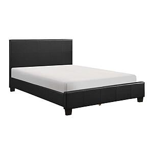 Lorenzi Full Platform Bed - Black by Homelegance