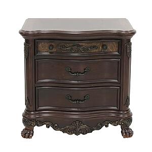 Deryn Park Nightstand - Cherry by Homelegance