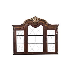 Deryn Park Buffet & Hutch - Brownish Gray by Homelegance