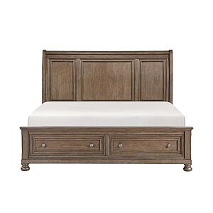Bethel 5pc Queen Bedroom Set  - Antique Brown by Homelegance