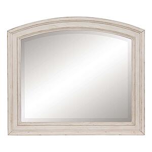 Bethel Mirror - Brushed White  by Homelegance