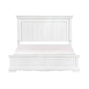 York California King Bed - White by Homelegance