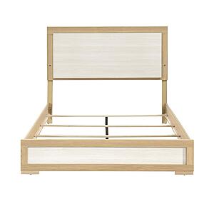 Sterling California King Bed - Natural & White by Homelegance