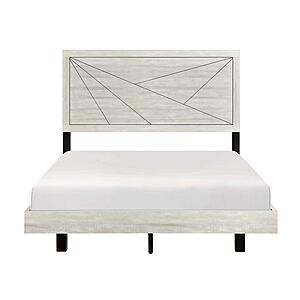 Aspen Eastern King Bed - Dusty Gray Oak by Homelegance
