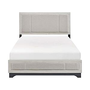 Westport Queen Platform Bed - Beige by Homelegance
