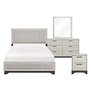 Westport 4pc Queen Bedroom Set  - Beige by Homelegance