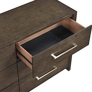 Emmett 5pc Queen Bedroom Set  - Dark Walnut by Homelegance