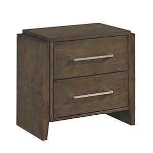 Emmett Nightstand - Dark Walnut by Homelegance