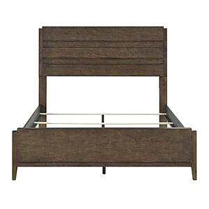 Emmett Eastern King Bed - Dark Walnut by Homelegance