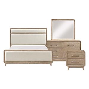 Wilshire 4pc Queen Bedroom Set  - Beige by Homelegance