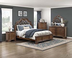 Bridgepoint Mirror - Dark Brown by Homelegance