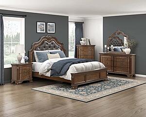 Bridgepoint California King Bed - Dark Brown by Homelegance