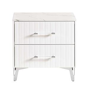 2457-4 Nightstand - White by Homelegance