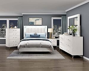 2457-6 Mirror - White by Homelegance