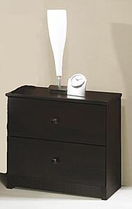 2 Drawer Nightstand Espresso by Innovations