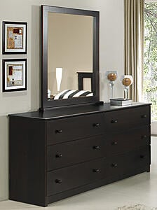 6 Drawer Double Dresser Espresso by Innovations