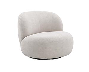 Cove Swivel Chair in Light Grey by J&M Furniture