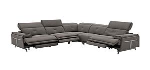Dolce Vita Reclining Sectional in Brownie by J&M Furniture