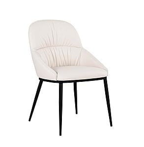 Kora Leather Chair in Frost 812 (Set of 2) by J&M Furniture