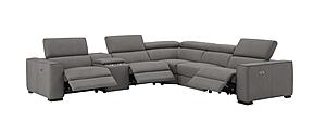 Picasso 6Pc Motion Sectional in Truffle by J&M Furniture