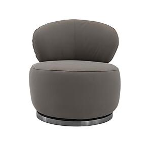 Nubo Swivel Chair in Brownie by J&M Furniture