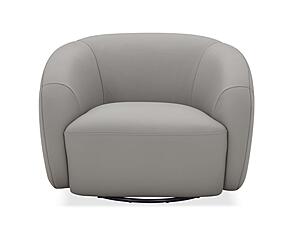 Orbit Swivel Chair in Mink by J&M Furniture