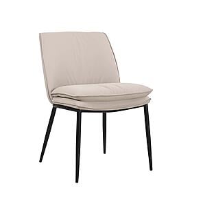 Nagoya Leather Dining Chair in Pigeon 614 (Set of 2) by J&M Furniture