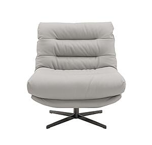 Nest Swivel Chair in Light Grey by J&M Furniture