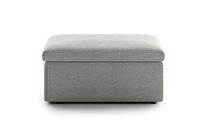 Otto Sleeper Ottoman Lea 40 w/Smoked Birch Top by Luonto