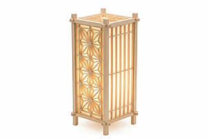 Shoji Kumiko Lamp - Tall by Comfort Pure