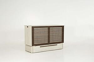 Louvre Provence/Normandy Queen Murphy Cabinet Bed by Night & Day Furniture