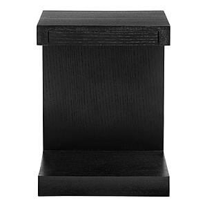 Zio Side Accent Table - Black Oak by Moe's Home Collection