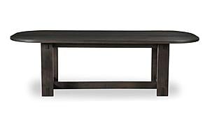 Glenn Oval Dining Table - Dark Brown by Moe's Home Collection