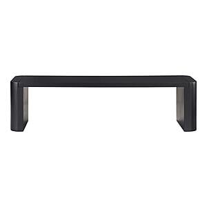 Post Small Dining Bench - Black by Moe's Home Collection