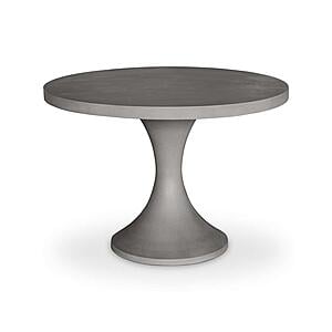 Isadora Outdoor Dining Table - Dark Grey by Moe's Home Collection