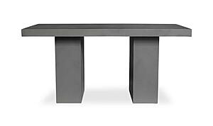Aurelius 2 Outdoor Dining Table - Dark Grey by Moe's Home Collection
