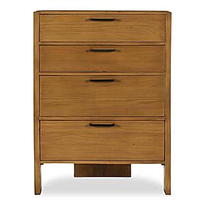 Lachlan 4 Drawer Chest Brown by Moe's Home Collection