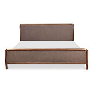 Rye Queen Bed - Warm Brown by Moe's Home Collection