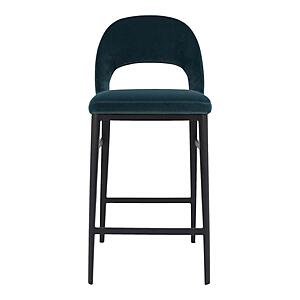 Roger Counter Stool Teal by Moe's Home Collection