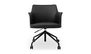 Morris Office Chair PVC - Black by Moe's Home Collection
