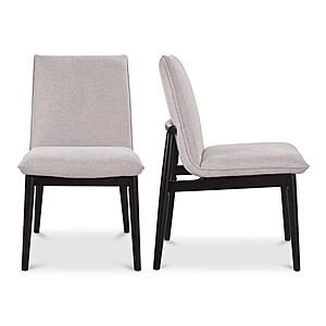 Charlie Dining Chair Beige - Set of 2 by Moe's Home Collection