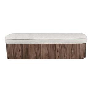 Sonny Bench Walnut by Moe's Home Collection