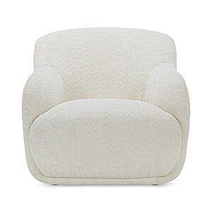 Stevie Lounge Chair Cream by Moe's Home Collection
