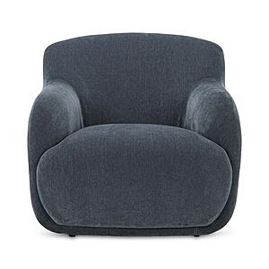 Stevie Lounge Chair Slate Blue by Moe's Home Collection