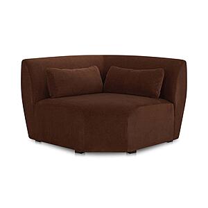 Amelia Corner Chair Chestnut by Moe's Home Collection