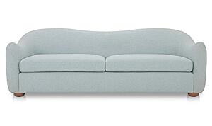 Bria Sofa Light Blue by Moe's Home Collection