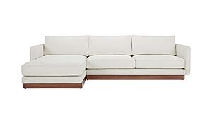 Vernon Left Sectional White by Moe's Home Collection
